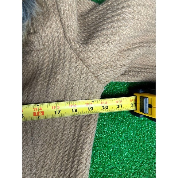 LIZ CLAIBORNE Ladies Coat Wool Blend Faux Fur Collar Size Medium‎ - Picture 6 of 7